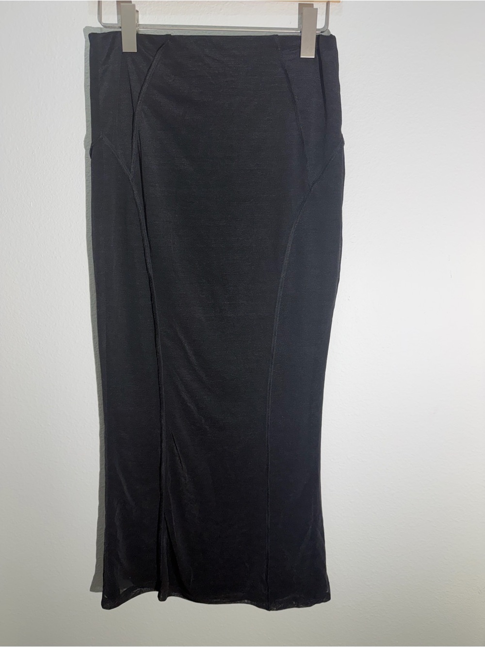 Topshop black jersey maxi Skirt Women's Size 8